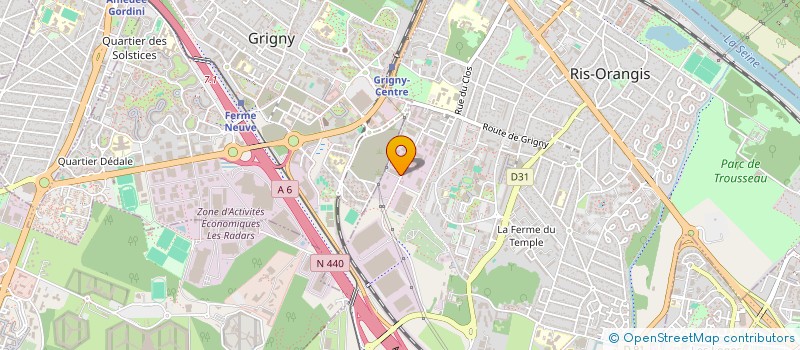 localisation de l'entreprise ASLAN AUTO  RIS-ORANGIS