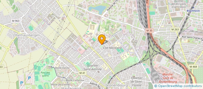 localisation de l'entreprise ASLAN BATIMENT à STRASBOURG