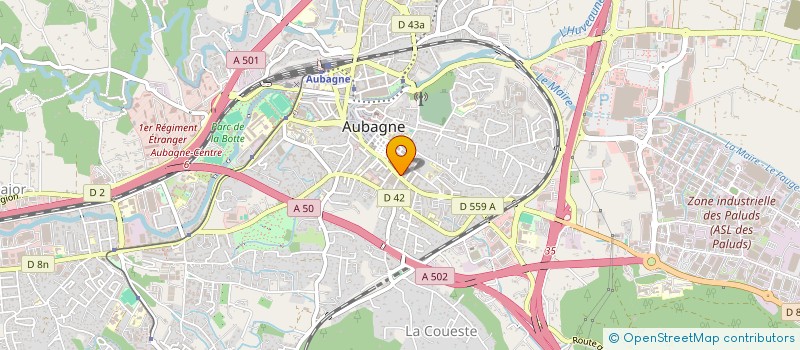 localisation de l'entreprise ASLAN CARRELAGE  AUBAGNE