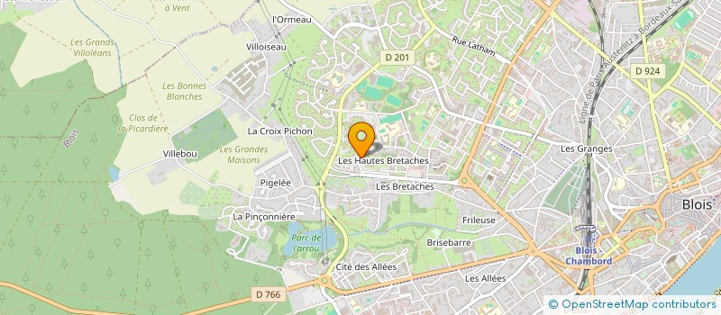 localisation de l'entreprise ASLAN CONSTRUCTION IMMOBILIER à BLOIS