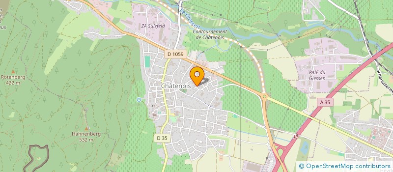 localisation de l'entreprise ASLAN ET FRERES à CHATENOIS