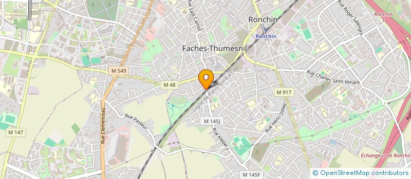 localisation de l'entreprise ASLAN RENTAL  FACHES-THUMESNIL
