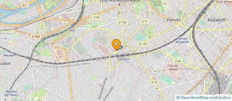localisation de l'entreprise ASLANE à ISSY-LES-MOULINEAUX