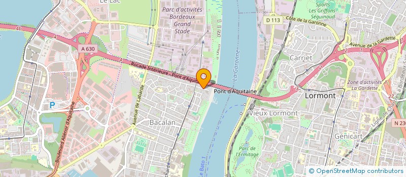 localisation de l'entreprise ASLANLAR  BORDEAUX