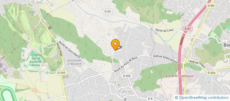 localisation de l'entreprise ASLB  CABRIES