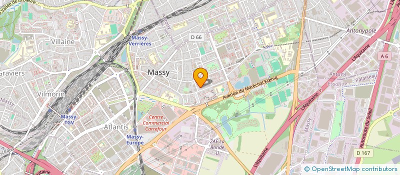 localisation de l'entreprise ASLEAN à MASSY