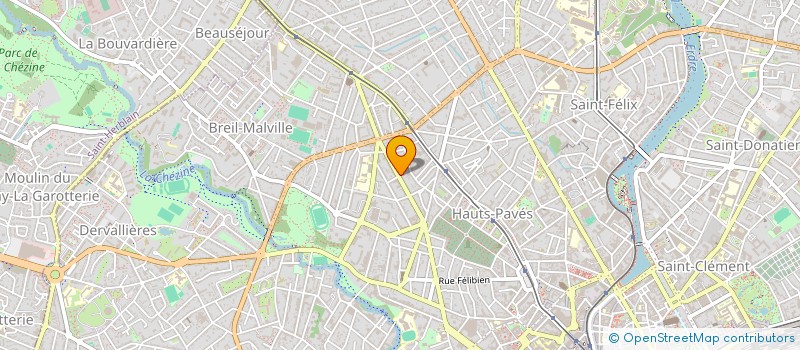 localisation de l'entreprise ASLEB à NANTES