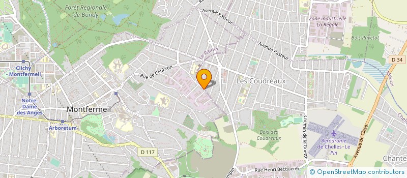 localisation de l'entreprise ASLEC à MONTFERMEIL