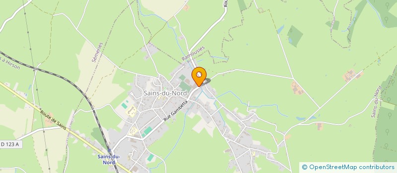 localisation de l'entreprise ASLEY & BURN FRANCE SASU EN ABREGE A.B.F. SASU  SAINS-DU-NORD