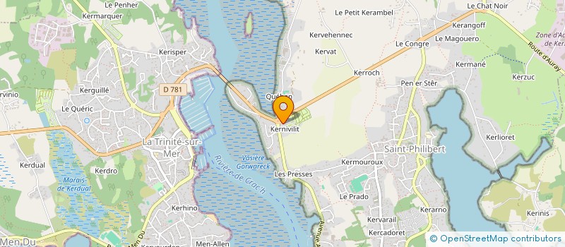 localisation de l'entreprise ASLG  SAINT-PHILIBERT