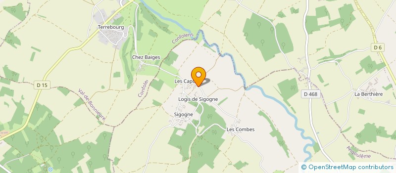 localisation de l'entreprise ASLIAN à COULGENS