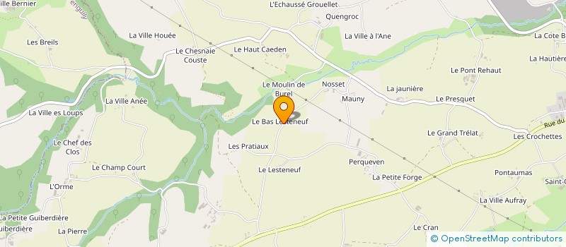 localisation de l'entreprise ASLIN LA GUILDE DE LA FANTAISY  PLENEE-JUGON