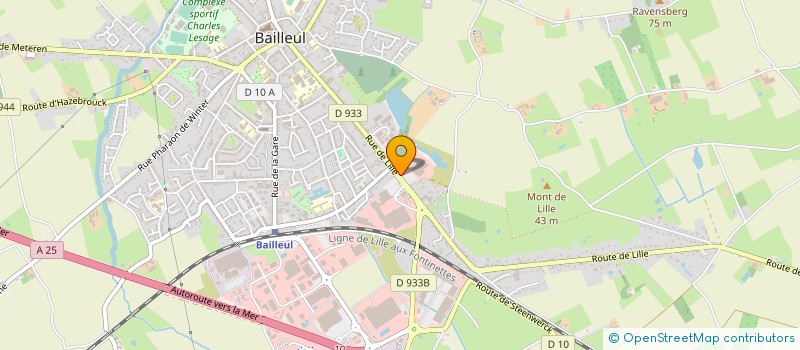 localisation de l'entreprise ASLM CONSTRUCTION à BAILLEUL
