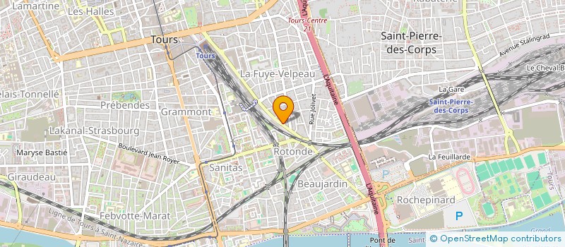 localisation de l'entreprise ASLOS  TOURS