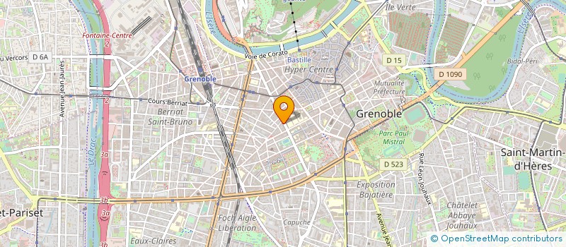 localisation de l'entreprise ASLRA à GRENOBLE