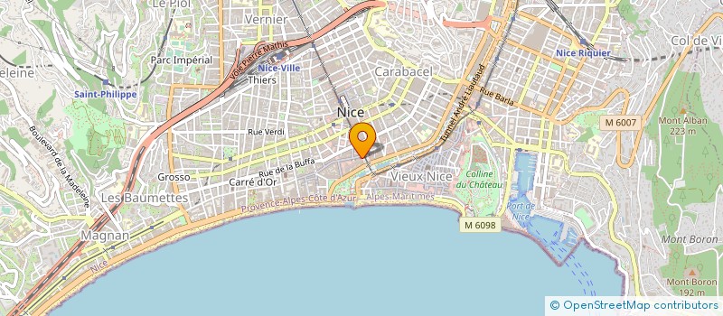 localisation de l'entreprise ASLSNET à NICE