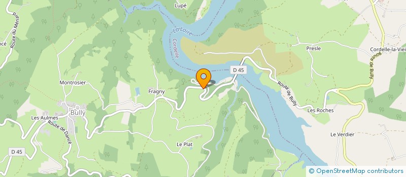 localisation de l'entreprise ASM 42  BULLY