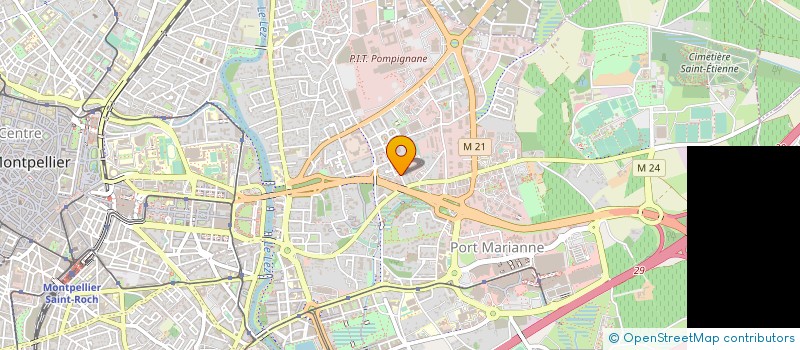 localisation de l'entreprise ASM à MONTPELLIER
