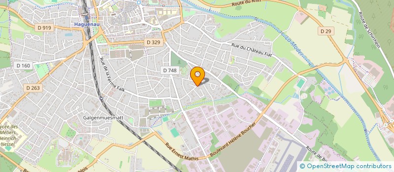 localisation de l'entreprise ASM  HAGUENAU