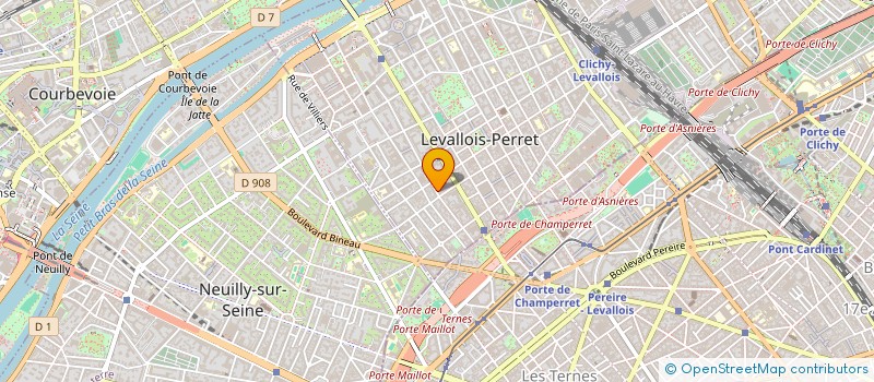 localisation de l'entreprise ASM à LEVALLOIS-PERRET