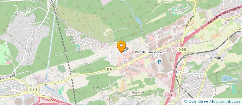 localisation de l'entreprise ASM à LES PENNES-MIRABEAU