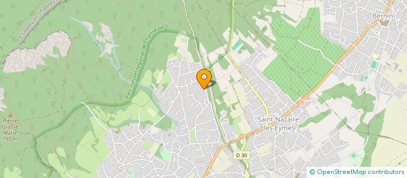 localisation de l'entreprise ASM AMENAGEMENT  SAINT-ISMIER