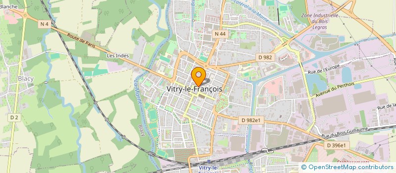 localisation de l'entreprise ASM AUDIT AND CO FRANCE à VITRY-LE-FRANCOIS