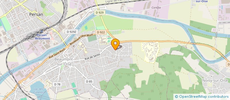 localisation de l'entreprise ASM BAT à BEAUMONT-SUR-OISE