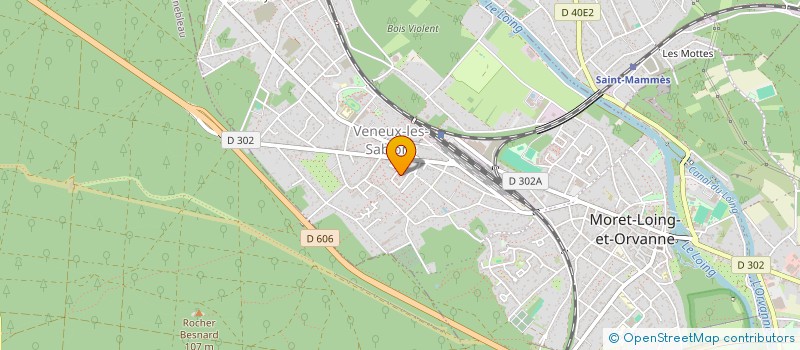 localisation de l'entreprise ASM BATIMENT à MORET-LOING-ET-ORVANNE