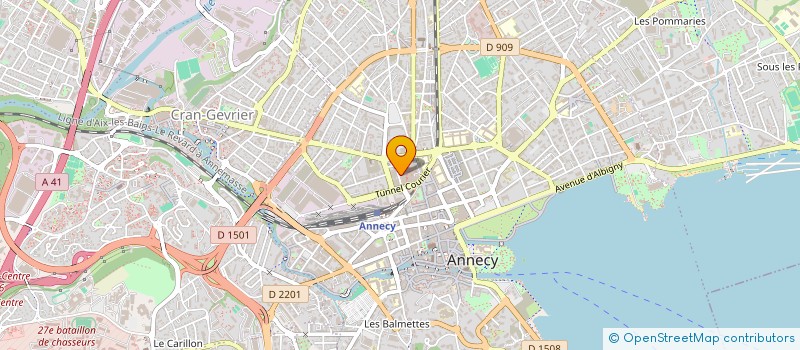 localisation de l'entreprise ASM CONSULTING à ANNECY