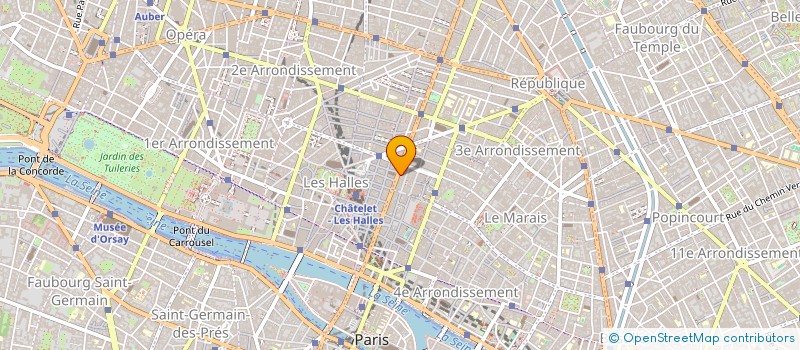 localisation de l'entreprise ASM CONVERGENCE à PARIS