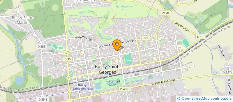 localisation de l'entreprise ASM FINANCIERE à BUSSY-SAINT-GEORGES