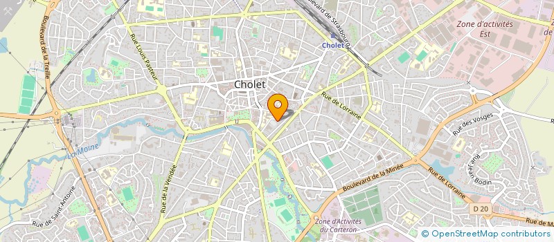 localisation de l'entreprise ASM HOLDING à CHOLET