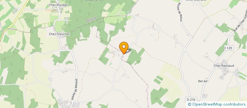 localisation de l'entreprise ASM HUGUET MIGUEL  BERNEUIL