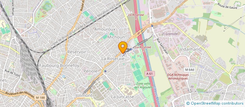 localisation de l'entreprise ASM IMMO à TOULOUSE