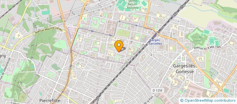 localisation de l'entreprise ASM IMMO à SARCELLES