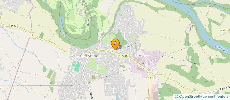 localisation de l'entreprise ASM-INDUSTRIE à VILLETTE-D'ANTHON