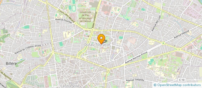 localisation de l'entreprise ASM PAU BMX à PAU