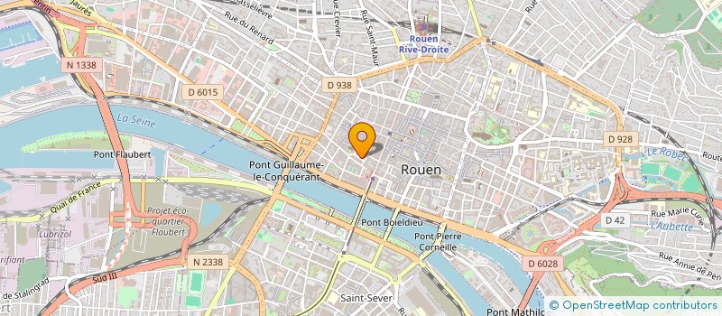 localisation de l'entreprise ASM PEINTURE à ROUEN