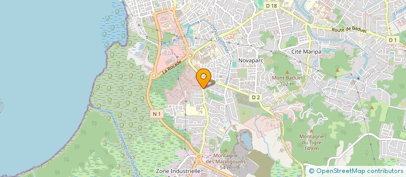 localisation de l'entreprise ASM PITAYA  CAYENNE