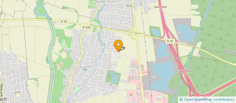 localisation de l'entreprise ASM PLONGEE  HABSHEIM