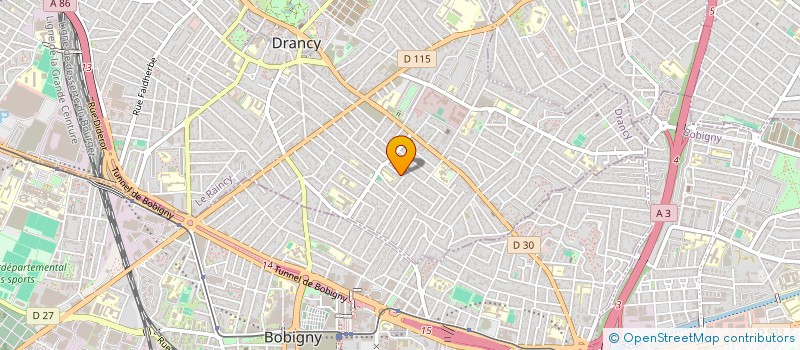 localisation de l'entreprise ASM PRO à DRANCY
