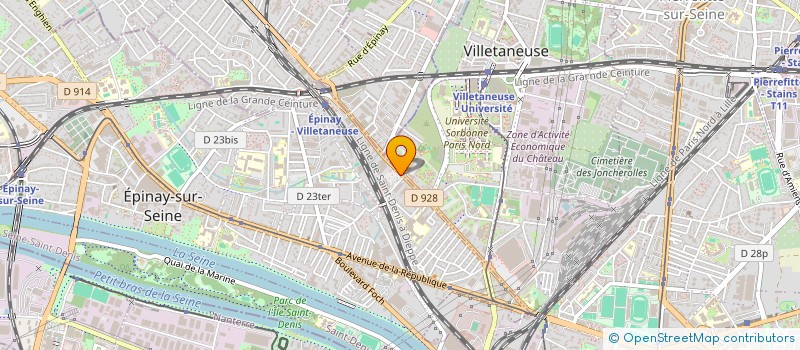 localisation de l'entreprise ASM PROPERTY à EPINAY-SUR-SEINE