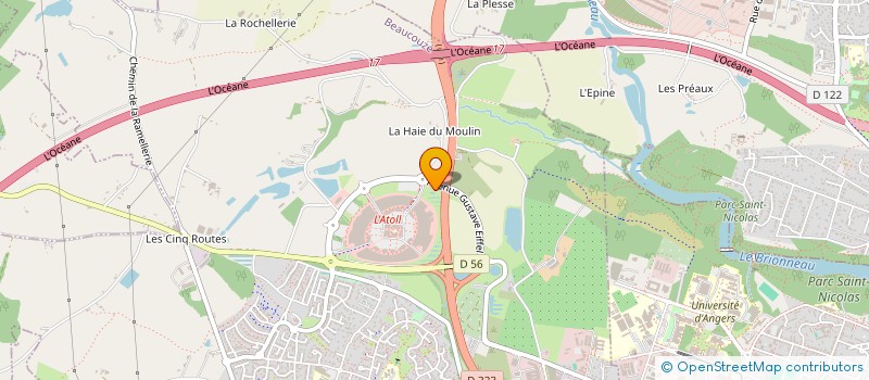 localisation de l'entreprise ASM PROS IT  BEAUCOUZE