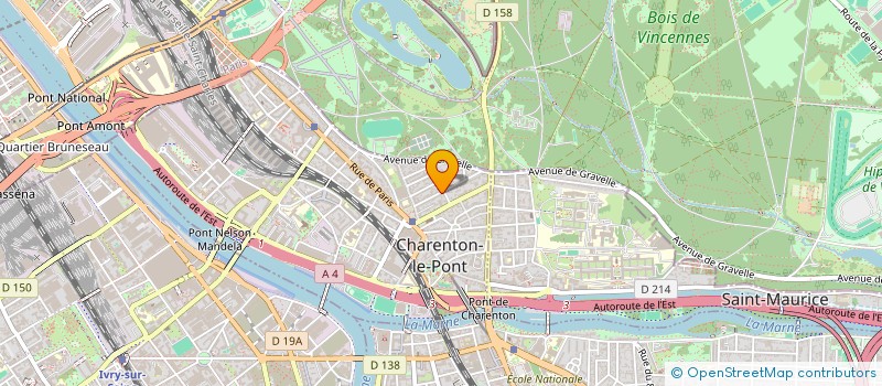 localisation de l'entreprise ASM PROTECTION  CHARENTON-LE-PONT