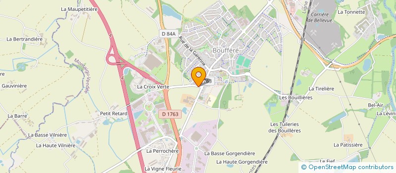 localisation de l'entreprise ASM-PROTOPLAST à MONTAIGU-VENDEE