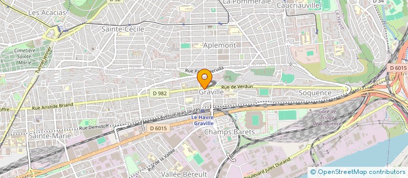 localisation de l'entreprise ASM SAS à LE HAVRE