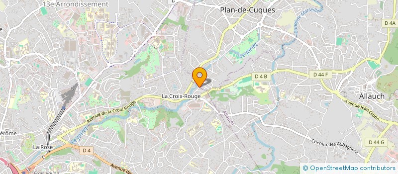 localisation de l'entreprise ASM TAXIS  MARSEILLE 13EME