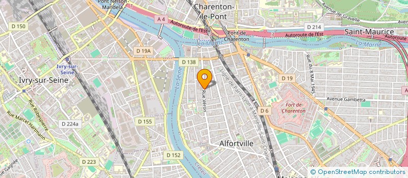 localisation de l'entreprise ASM TECH  ALFORTVILLE