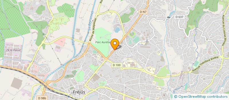 localisation de l'entreprise ASM TERRASSEMENT à FREJUS